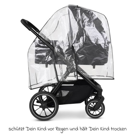circle by ABC Design Zubehör-Set Kinderwagen mit Wickeltasche Easy, Winterfußsack, Regenschutz & Moskitonetz - - Wheat