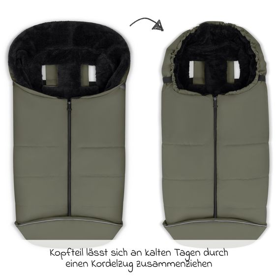 circle by ABC Design Zubehör-Set Kinderwagen mit Wickeltasche Easy, Winterfußsack, Regenschutz & Moskitonetz - - Wheat