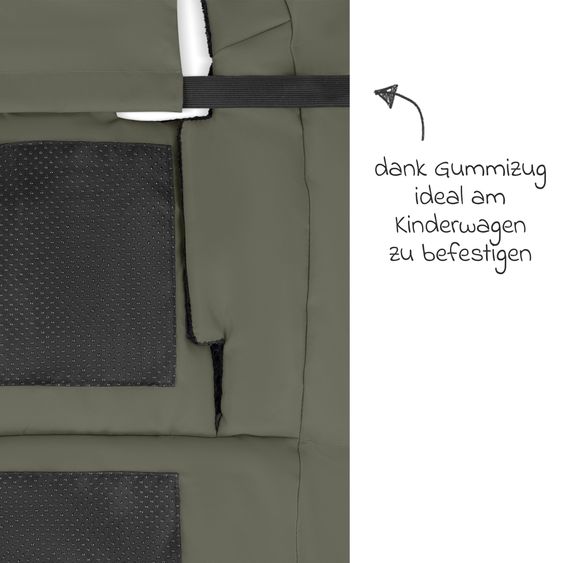 circle by ABC Design Zubehör-Set Kinderwagen mit Wickeltasche Easy, Winterfußsack, Regenschutz & Moskitonetz - - Wheat