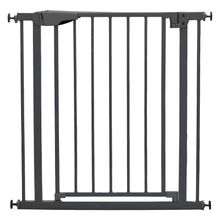 Door safety gate / stair gate Autoclose (75 to 82 cm) for clamping without drilling, closes automatically - black
