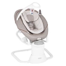 2-in-1 baby swing All Ways Soother from birth - 9 months 8 rocking movements in 2 directions, can be used as a bouncer incl. mobile with 3 fabric figures - Littel Adventures