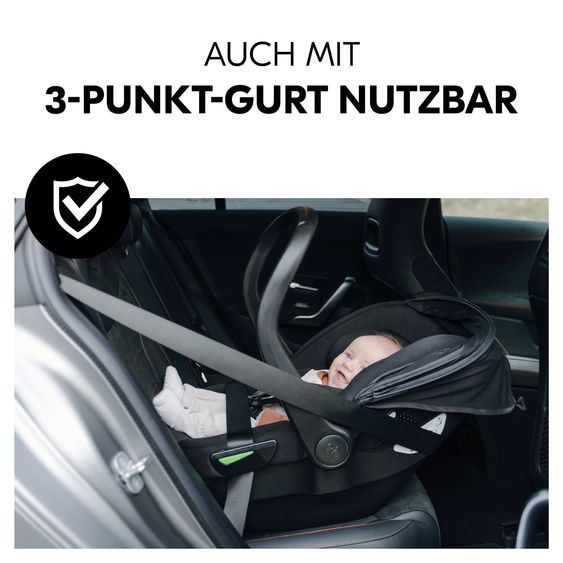 Hauck Set di passeggini 4in1 Walk N Care Air Trio Set con seggiolino auto i-Size e base Isofix e set di accessori XXL - Nero