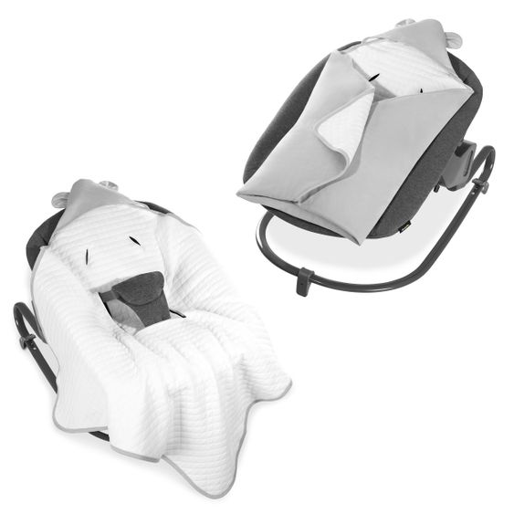 Hauck Einschlagdecke / Kuscheldecke Snuggle N Dream - Grey