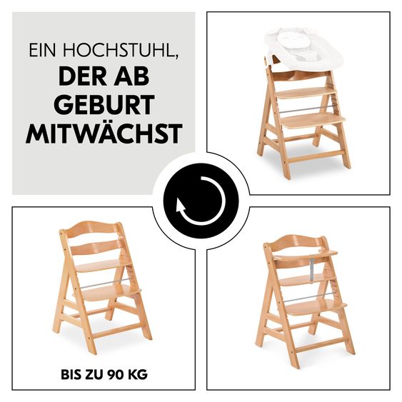 Hauck Seggiolone Alpha Plus - Natura