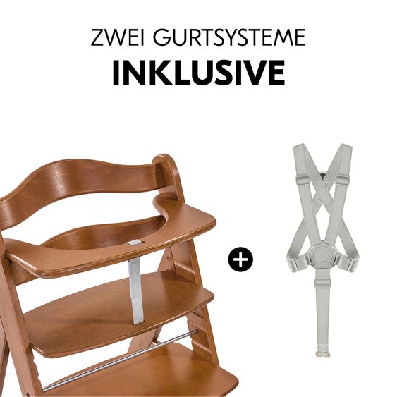 Hauck Seggiolone Alpha Plus - Noce