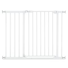 Door safety gate / stair gate Clear Step 2 (75-80 cm) incl. 21 cm extension - White