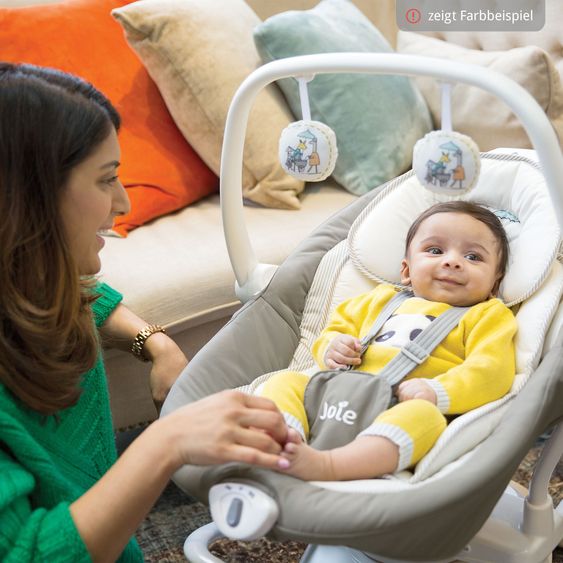 joie 2in1 baby swing Sansa from birth - 13 kg removable seat can be used as a baby bouncer - Portrait