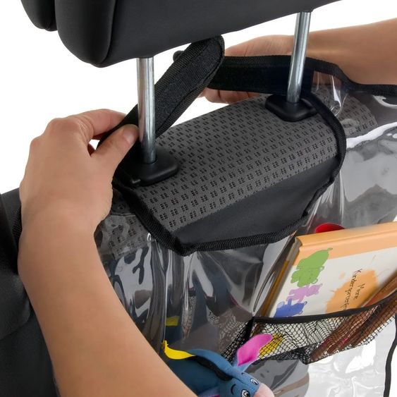 joie Child seat Fortifi R129 i-Size from 15 months - 12 years (76 cm - 145 cm) incl. backrest protection Cover Me - Shale