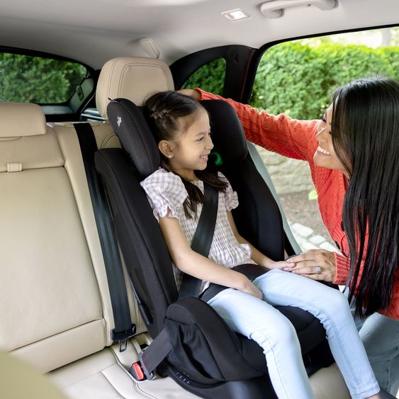joie Child seat Fortifi R129 i-Size from 15 months - 12 years (76 cm - 145 cm) incl. backrest protection Cover Me - Thunder