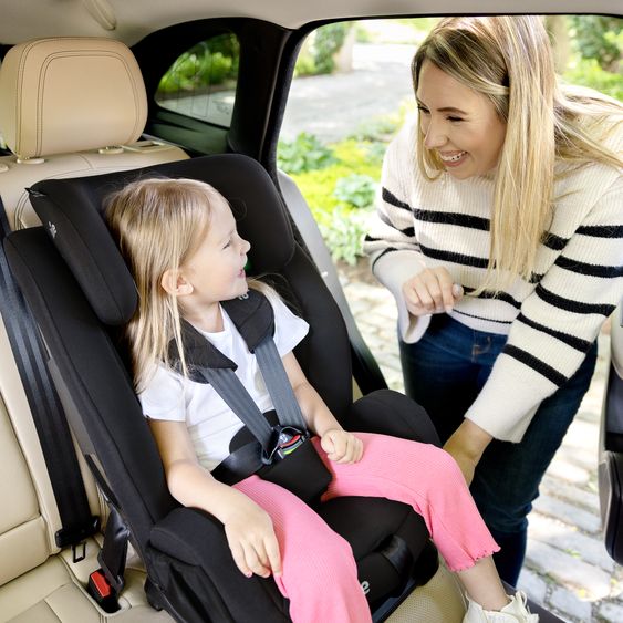 joie Child seat Fortifi R129 i-Size from 15 months - 12 years (76 cm - 145 cm) incl. backrest protection Cover Me - Thunder