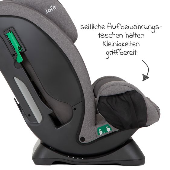 joie Seggiolino auto Fortifi R129 i-Size da 15 mesi a 12 anni (76 cm - 145 cm) - Thunder