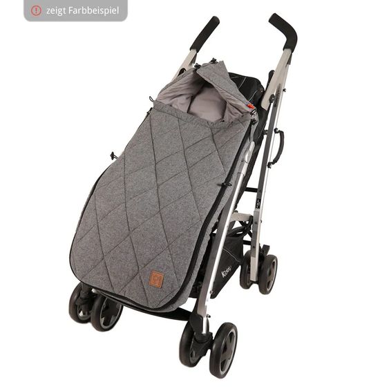 Kaiser Sommer-Fußsack Nikko - Light Grey Melange