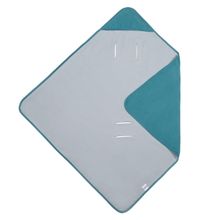 Einschlagdecke leichte Jerseydecke - für Babyschale & Kinderwagen 80 x 80 cm - Patina Mint