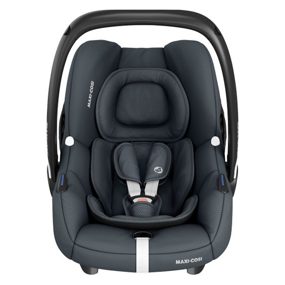Maxi-Cosi Seggiolino auto CabrioFix i-Size dalla nascita a 15 mesi (40-75 cm) e riduttore di seduta, capottina parasole - Essential Graphite