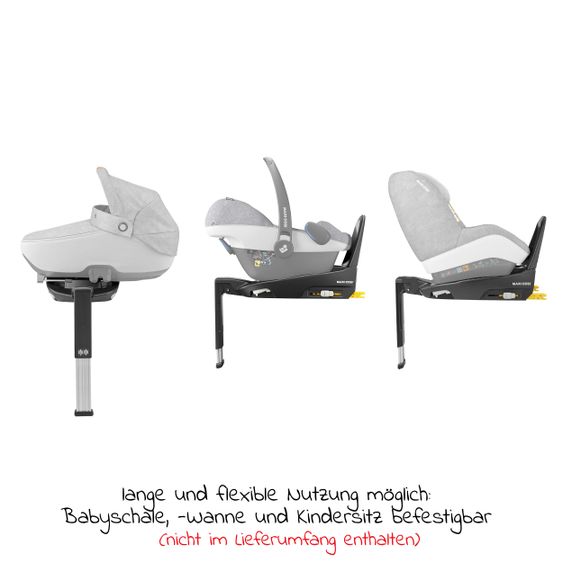 Maxi-Cosi Isofix base FamilyFix3 i-Size for mounting infant carriers and child seats