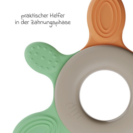 Nip Beißring Green - Türkis / Orange / Grün