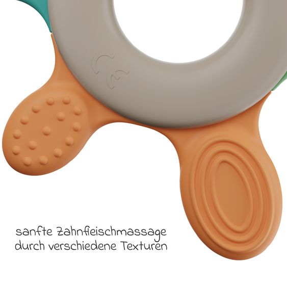 Nip Beißring Green - Türkis / Orange / Grün