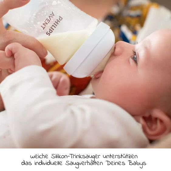 Philips Avent Teats 4-pack Natural Response - silicone teat level 3 - 1M+