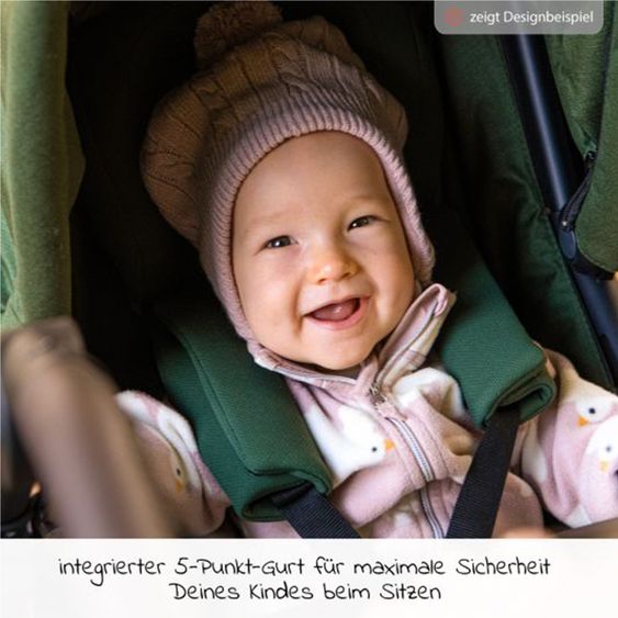 TFK Set passeggino 3in1 Mono 2 con pneumatici, comprensivo di unità combinata (navicella+seggiolino) con posizione reclinabile, seggiolino auto Pebble Pro e pacchetto accessori XXL - Marine