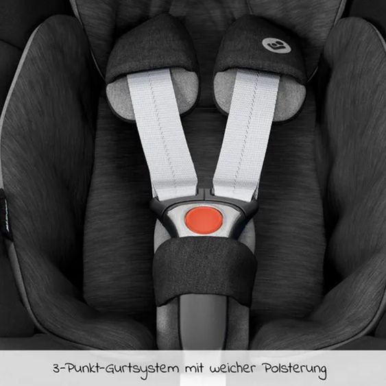 TFK Set passeggino 3in1 Mono 2 con pneumatici, comprensivo di unità combinata (navicella+seggiolino) con posizione reclinabile, seggiolino auto Pebble Pro e pacchetto accessori XXL - Marine