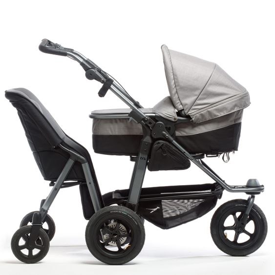 TFK Secondo seggiolino e seggiolino per fratelli Shuttle 2 per Mono / Duo / Joggster / Twin - Nero Grigio