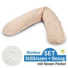 Stillkissen Das Original mit feiner Perlen-Füllung inkl. Bezug Bamboo 190 cm - Leo