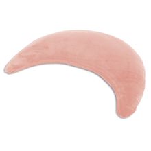 Cuscino per l'allattamento La luna di peluche - con imbottitura di microsfere 140 cm - rosa cipria